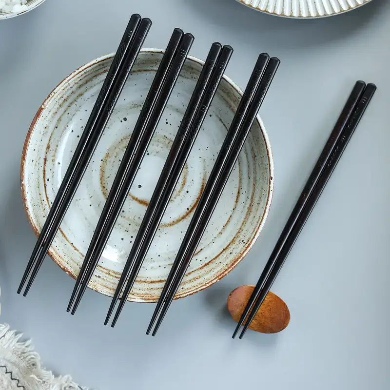 Black Sandalwood Chopsticks Set