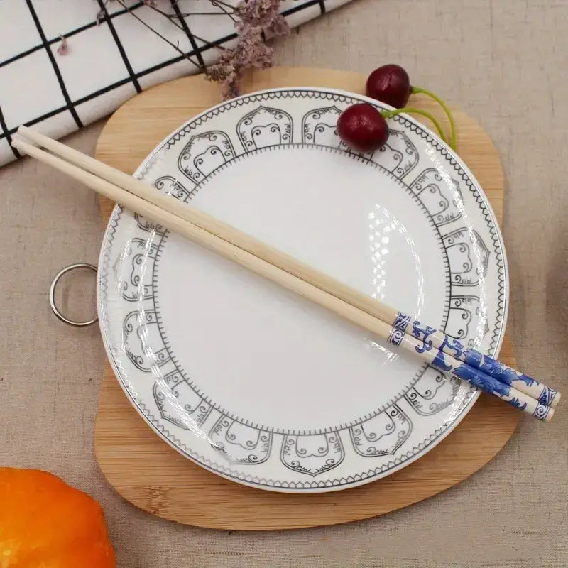 Blue Ornamental Chopsticks Set