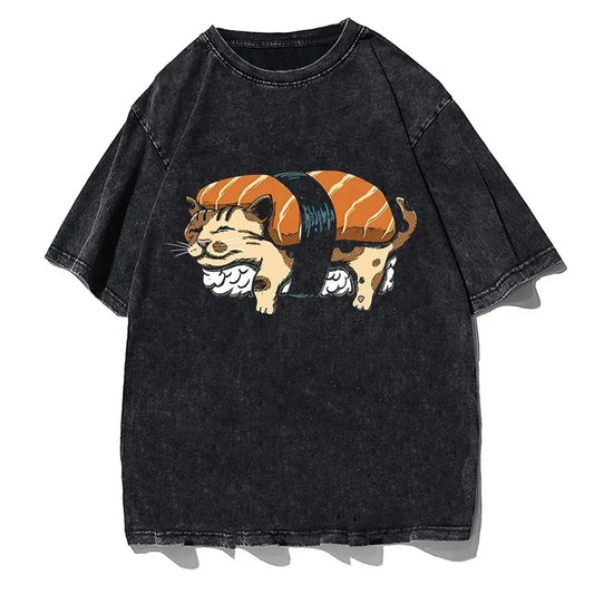Funny Sushi Cat T-Shirt
