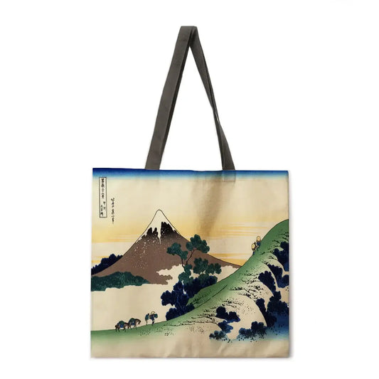 Ukiyo-e Mountain Tote Bag